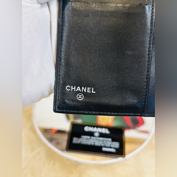 πCHANEL LAMBSKIN MATELASSE Trifold Long Wallet Authenticity Card Full Inclusion - Picture 14 of 17